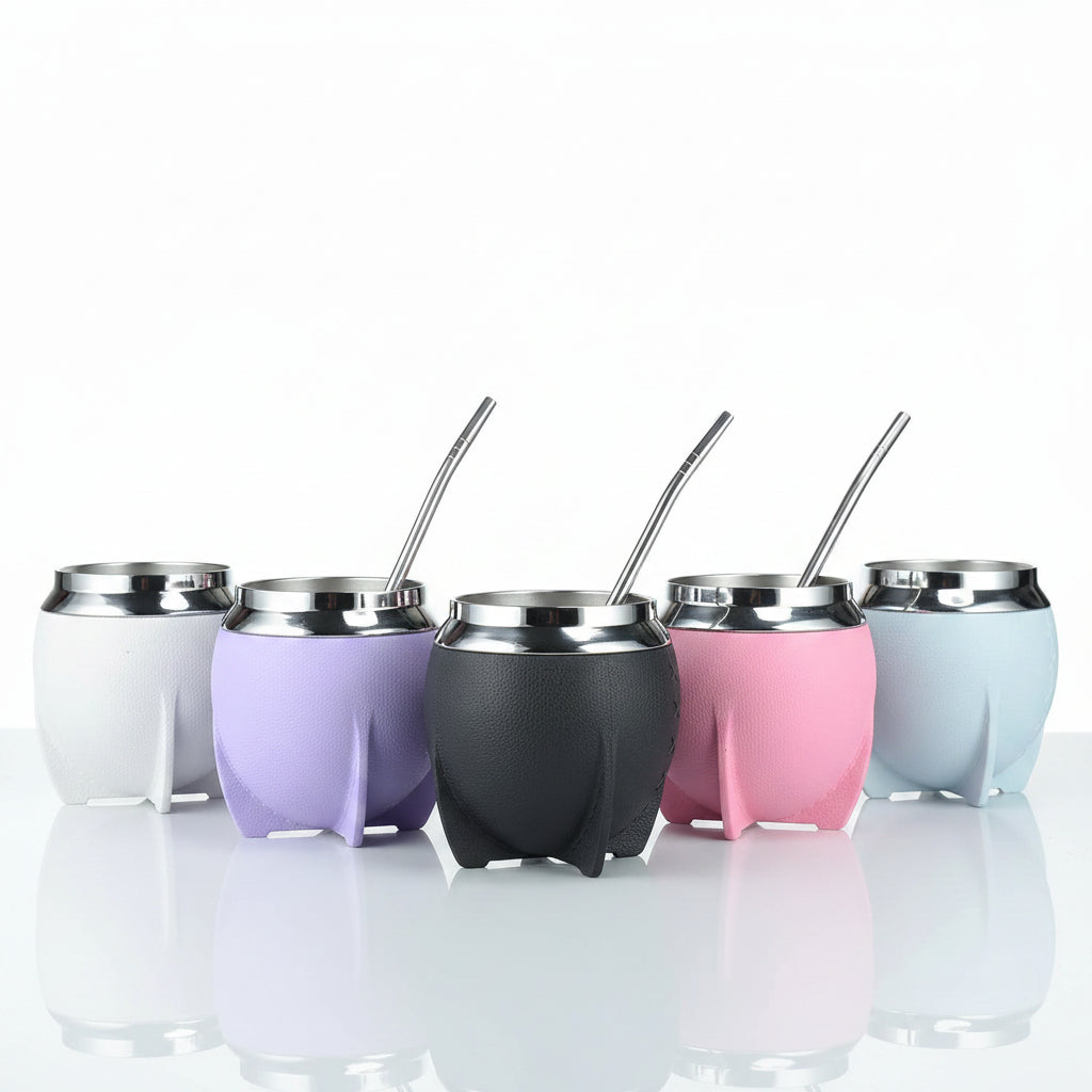 Vaso Térmico para Yerba Mate 280ml | Acero Inoxidable Doble Pared -
