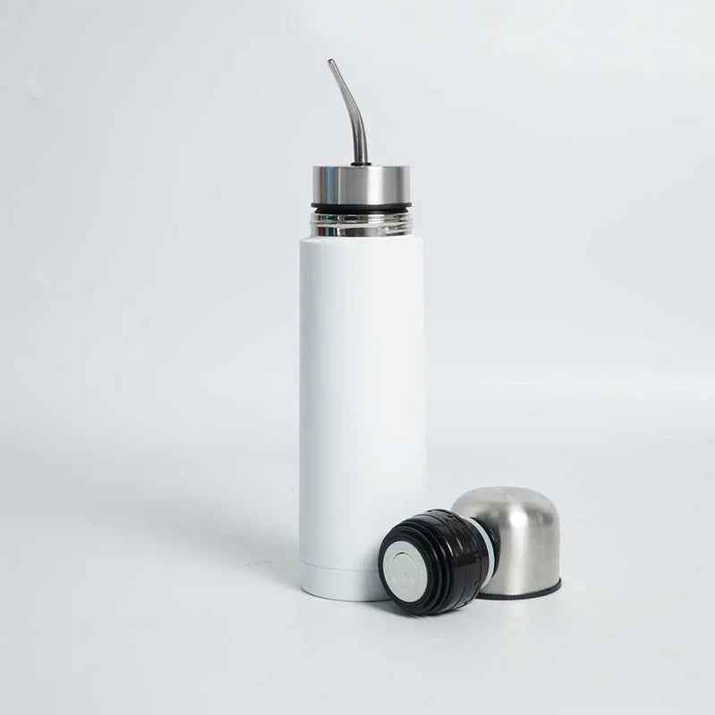 Termo Mate 2-en-1 con Bombilla Integrada | Acero Inoxidable 500ml y 750ml