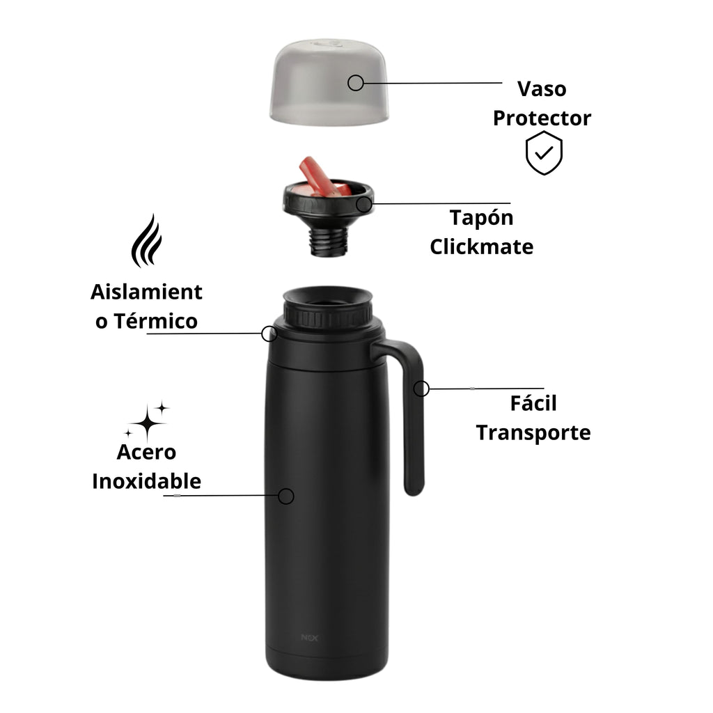 Termolar Termo Acero Inoxidable 1L (Vainilla)