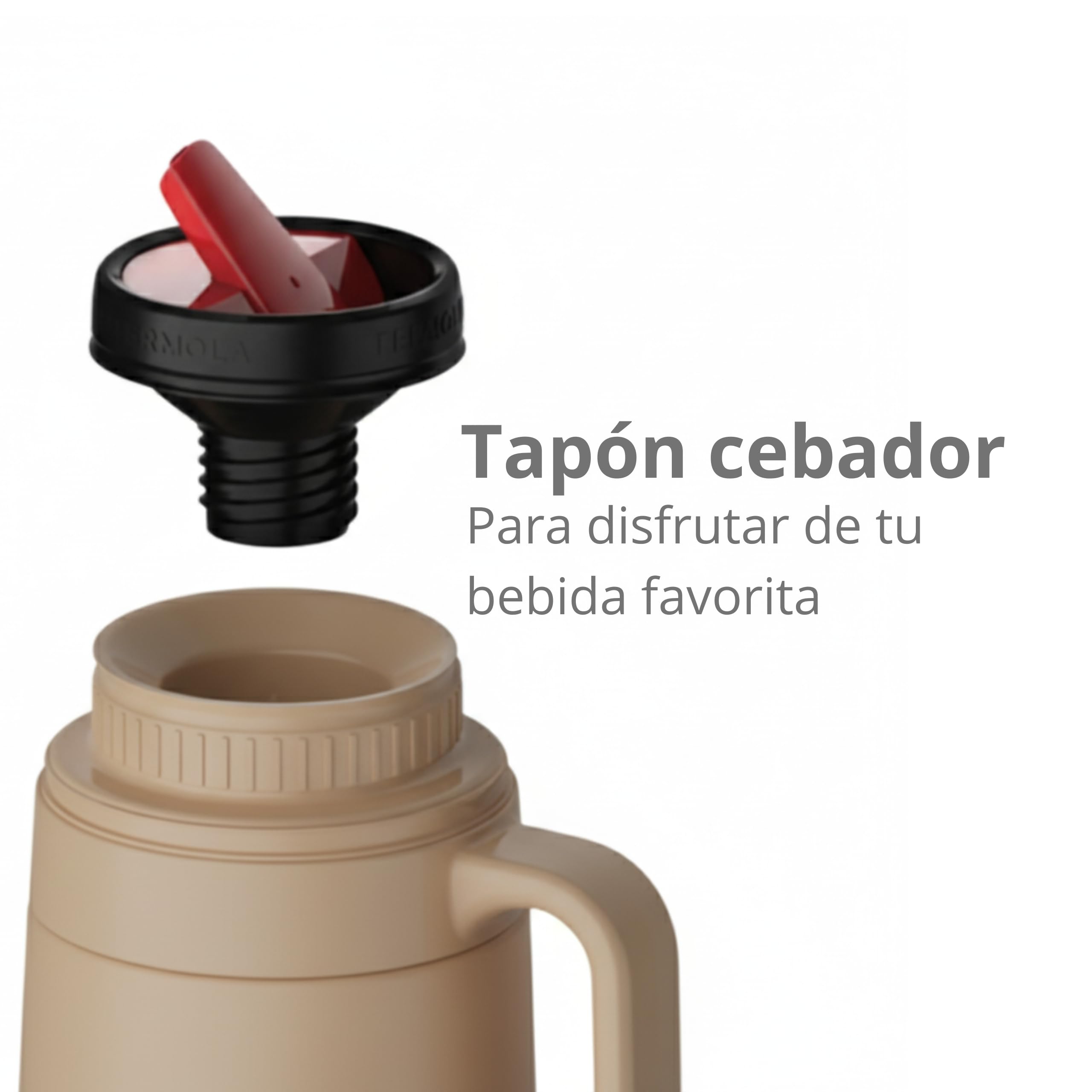 Termolar Termo Acero Inoxidable 1L (Vainilla)