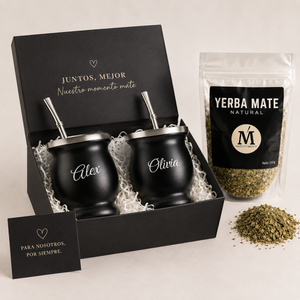 Personalized Mate Kit with Name and Yerba Mate | Original Gift