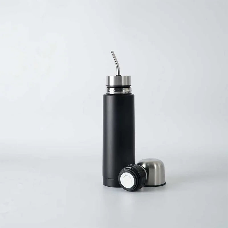 Termo Mate 2-en-1 con Bombilla Integrada | Acero Inoxidable 500ml y 750ml